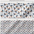 thumbnail image 2 of Soimoi Cotton Poplin Fabric Text,Rugby Ball & Bird Cartoon Print Sewing Fabric Yard 56 Inch Wide, 2 of 7