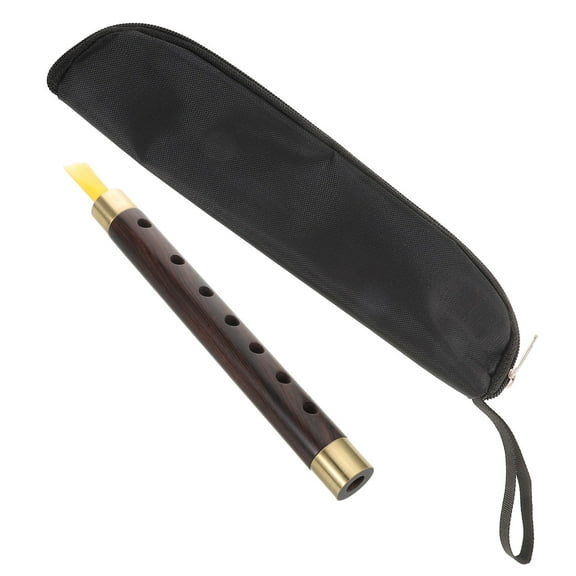 ELAYARD Lightweight Brown Folk Flute with Precise Tone Holes, Ideal for Home Use and Beginner Musicians