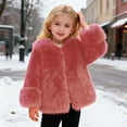 thumbnail image 2 of Vividxx Girls Jacket Coat For Girls Warm Winter Teddy Thicken Jacket Outerwear Soft Coats For Toddler Big Kids 3-4 Years, 2 of 5