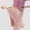 Pink, variant on Women's Ribbed Knit Shorts Liweisiy Lettuce Hem Adjustable Waist Lightweight Shorts Casual Loose Underwear Shorts Pink M