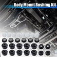 thumbnail image 2 of Kit de bujes de montaje de cuerpo superior e inferior de 26 Uds para Chevrolet Silverado para GMC Sierra 1500 2500 2WD/4WD 1999-2004 soporte de cabina de carrocería negro, 2 of 7