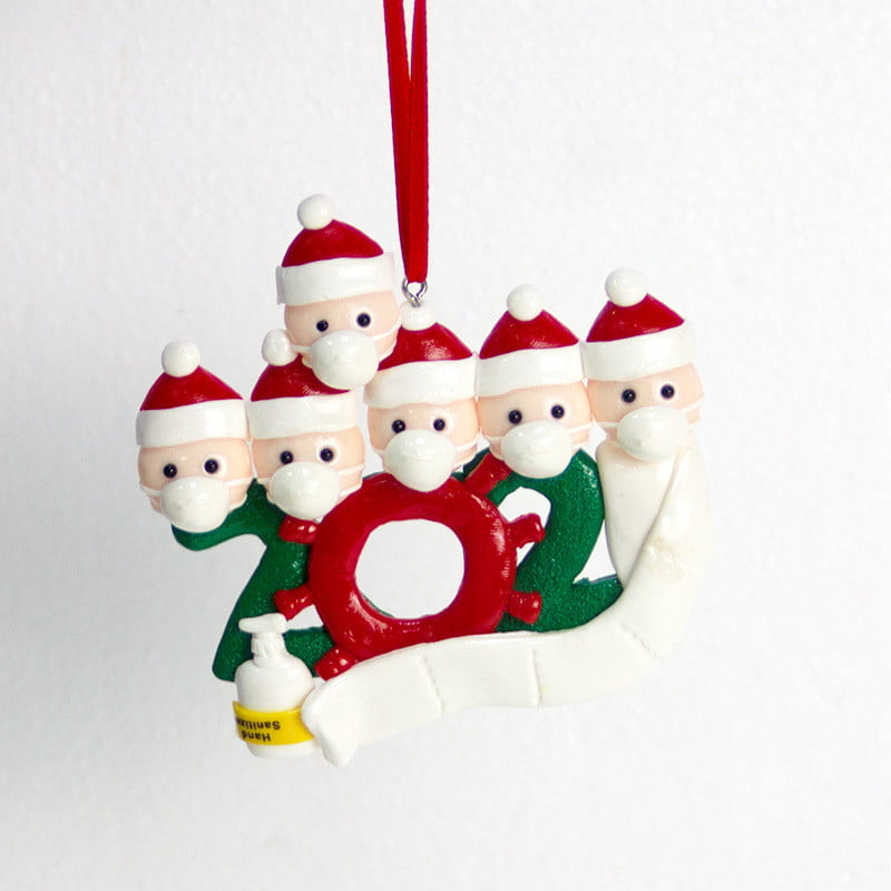 Details about  / 2020 Xmas Christmas Tree Hanging Ornaments Family Ornament Decor 2-7 People
