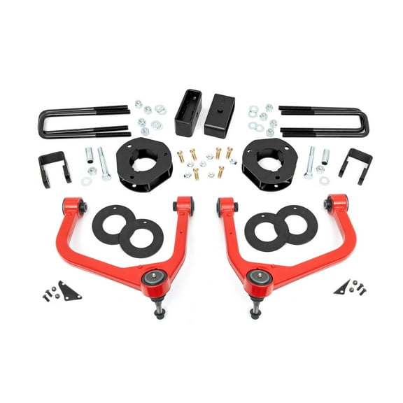 Rough Country 3.5" Lift Kit for 19-25 Chevy/GMC 1500 w/Adaptive Ride - 29601RED
