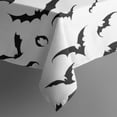 thumbnail image 5 of Black Halloween Bats Square Tablecloth,Waterproof Square Table Cover,Wipeable Spillproof Washable Table Cover for Home Kitchen Party Decor 60"x60"(152x152cm), 5 of 6