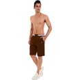 thumbnail image 6 of Yundobop Mens Shorts Casual Adjustable Drawstring Elastic Waist Slim Shorts, 6 of 7