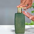 thumbnail image 4 of Green Glass Hand Sanitizer Bottle under $5! Ke1Clo Refillable Dispenser for Bathroom Household, Lotion Soap, Decorative, 4 of 6