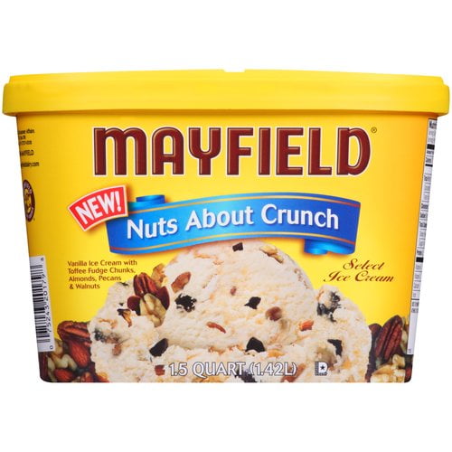 Mayfield Nuts About Crunch Select Ice Cream 1 5 Qt Walmart Com Walmart Com