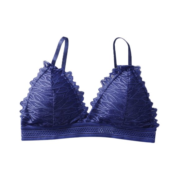 Bigersell Womens Bra Lace Wrap Chest Tube Tops Backless Bra Camisole Underwear Women's Plus Size Backless Strapless Bra, Style 556, Blue