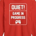 thumbnail image 3 of Instant Message - Quiet Game In Progress - Toddler & Youth Long Sleeve Graphic T-Shirt, 3 of 6