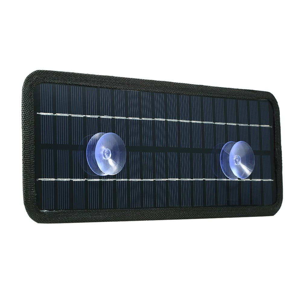 BUYISI 20W 18V DC Output Solar Panel Charger Used For Cars/Camping/Outdoor With Cigarette-Lighter Plug/Battery Charging Crocodile Clip