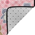 thumbnail image 4 of Shaggy Area Rug, Cute bear pink checkered Rugs for Living Room Bedroom Non Slip Door Mat Indoor Carpet Machine Washable Nursery Home Decor Floor Mats for Entryway 60x39in, 4 of 5