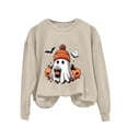 thumbnail image 4 of WZXFASHION Chandail à Capuchon Sans Capuche pour Femmes, Mode Décontractée, Imprimé, Col Rond, Soldes Aujourd'hui, Liquidation, Molleton, Chandail à Capuchon à Fermeture Éclair, 4 of 4