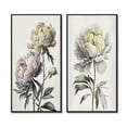 thumbnail image 2 of Designart "Stunning Dahlia Flower I" Dahlia Framed Wall Art Set Of 2 - Cream Floral Gallery Wall Frame Set For Home Decor, 2 of 7