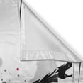 thumbnail image 3 of Ambesonne Vintage Kitchen Curtains, Woman Catwalk, 55"x45", Black and Pink, 3 of 3