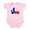 Petal Pink, variant on CafePress - Texas Flag Shamrock Shamrock Infant Bodysuit - Baby Light Bodysuit, Size Newborn - 24 Months