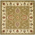 thumbnail image 6 of SAFAVIEH Lyndhurst Manuel Traditional Border Area Rug, Green/Ivory, 6'7" x 6'7" Square, 6 of 6