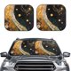 thumbnail image 2 of Fotbe Abstract Gold Floral Galaxy Juego de 2 Piezas de Parasoles para Parabrisas | Bloqueador Solar para Auto | Accesorios Plegables para Protección Solar Interior-Large, 2 of 6