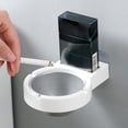 thumbnail image 5 of Bueautybox Wall Mounted Ashtray,Nail Free Cigarette Bin Removable Stainless Steel Ashtray Cigarette Receptacle for Bathroom Toilet Kitchen Hotel Office Best Gift for smokers, 5 of 7