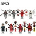 thumbnail image 1 of Juego de 8 minifiguras de superhéroes Venom, bloque C, 1 of 9