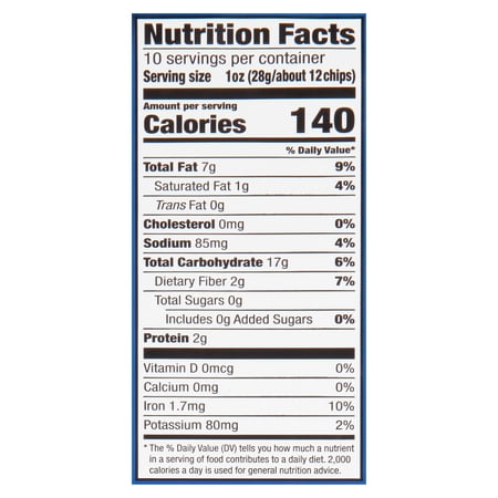 BLUE CHIPS CORN TORTILLA CHIPS, BLUE CHIPS