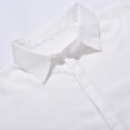 thumbnail image 6 of Men's Linen Short Sleeved T Shirt Loose Undershirt Solid Color Short Sleeved Cotton Linen Shirt For Men Beach Plus Size Men Short Sleeved Shirt, 6 of 7