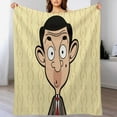 Mr_Bean Blanket Warm Lovely Comfortable For Kids Womens Mens Family