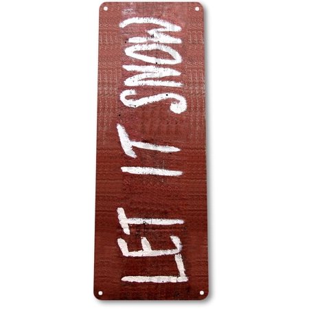 Lighted Christmas Sign - TIN SIGN