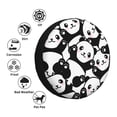 thumbnail image 4 of Goofa Seamless Pattern Cute Panda Pattern Universal Tire Cover for Jeep, SUV, Truck, and Trailer – Waterproof, UV-Resistant,Easy to Install, Fits 14"-17" Tires-17 inch, 4 of 6