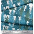 thumbnail image 3 of Soimoi polyester Crepe Fabric Cedar Tree Printed Craft Fabric by the Yard 42 Inch Wide, 3 of 5
