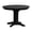 Black, variant on Keystone Amish Co. Poly Composite Round Dining Table, 44 in., Tudor Brown
