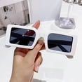 thumbnail image 4 of Gafas De Sol con montura pequeña para mujer, lentes cuadradas De Color gelatina a la moda, tendencia De viaje al aire libre, UV400, 4 of 4