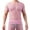 Pink, variant on See-Through Plus Size Mesh Men's Shirts Transparent Fishing Net Hollow Tops