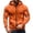 Orange #2, variant on Men's Winter Raglan Sleeve Hoodie Soft Fleece Full Zip Athletic Jacket Wind Resistant Loose Causal Hoodies, M