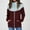 Wine, variant on AOOCHASLIY Women Winter Coat Fashion Woman Sleeve Open Front Loose Outerwear Solid Blouse Coat Tops Pockets Blouse