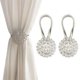 thumbnail image 1 of Cortinas magnéticas FOZUBOYO Sparkling Crystal, paquete de 2 unidades, 1 of 6