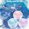 thumbnail image 3 of Floating Hair Filtering Mesh Removal, Washing Machine Float Filter Bag, Reusable Hair Filter Net Pouch, Pet Hair Remover Laundry Filter, Lint Catcher for Laundry(6pcs-D), 3 of 5