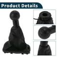 thumbnail image 4 of Perilla de cambio de transmisión manual Unique Bargains para Chevy Sail 2009-2015, perilla de palanca de cambios, cubierta de bota de palanca de cambios de plástico, 4 of 6
