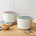 thumbnail image 1 of YAOMOBB Rice Maker Portable Rice Steaming Pot Food Contact Grade Microwave Cooker for Office, 1 of 6