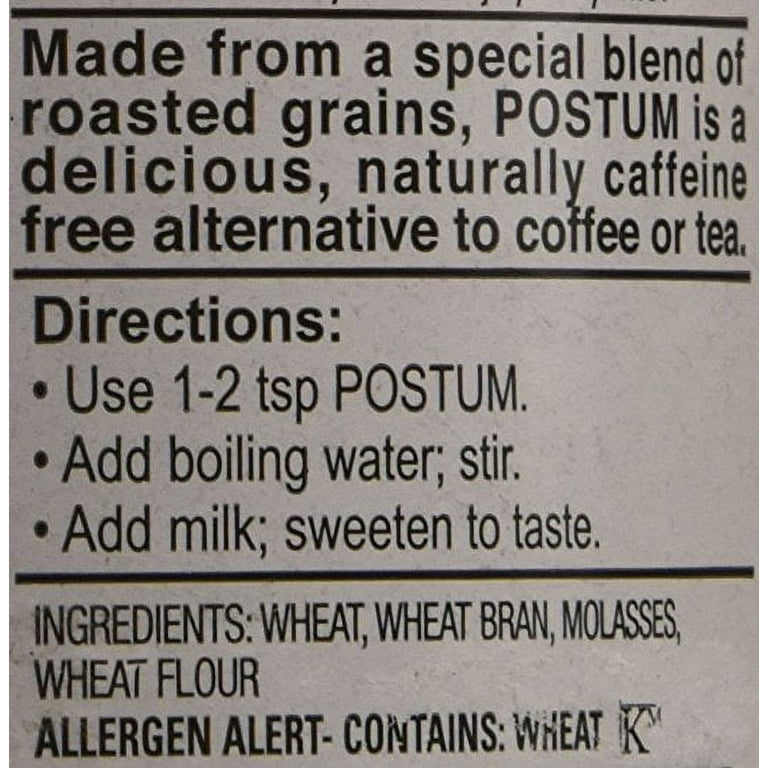 Postum CaffeineFree Instant Coffee Substitute, Original, 55 OFF