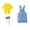 Z-Yellow214, variant on JIAYUE Boys Girls Outfit Sets Crew Neck Short Sleeve Denim Overalls Shorts With Solid Color Top Toddler Kids Romper Jumpsuit For Graduation Performance Party Classic Children Clothes Suits