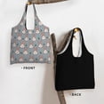 thumbnail image 3 of General Bunny Pattern Colorful Animals Canvas Shoulder Bag, 3 of 7