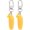 Corn Keychain, variant on Pizza Keychain Simulation Food Keychain Pizza Keyring Fun Antilost Key Chain Pendant Bag Charm Keychain Bag Pendant