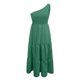 thumbnail image 4 of Moda Mujer Boho Verano Causal Un Hombro Sin Mangas Smocked Maxi Vestido Fridja  hjkh3146, 4 of 5