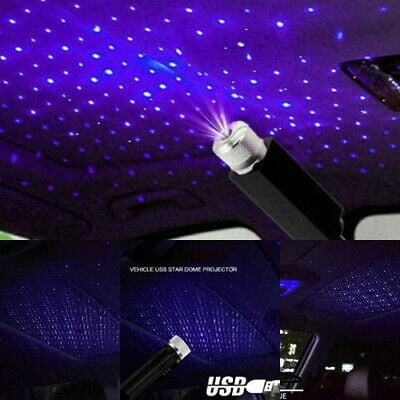 3 Colors Plug and Play Car and Home Ceiling Romantic USB Night Light For Party 