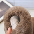 thumbnail image 6 of Miluxas Kids Fuzzy Snow Boots Fluffy Outdoor Round Toe Flat Boots Winter Warm Faux Plush Snow Shoes for Girls and Boys Coffee 13.5 M(32), 6 of 8