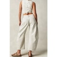 thumbnail image 3 of PUWEI Women's Barrel Jeans Loose Mid Rise Vintage Wide Leg Cropped Denim Pants with Pockets, 3 of 7