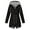 Black, variant on Jacket Coats for Women Zpanxa Women Casual Solid Jacket, Warm Winter Coat Thicken Hooded Jacket, Outdoor Plus Size Warm Snow Windproof Outerwear Coat Black L