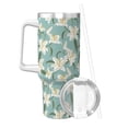 thumbnail image 2 of Salouo Lilies Flowers for 40oz Water Bottle with Handle & Flip Straw - Stainless Steel Vacuum Insulated Tumbler-Reusable Travel Coffee Mug- Gifts for Women & Men, 2 of 8