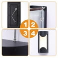 thumbnail image 4 of ruzhgo Wall Lamp Outdoor IP65 Waterproof 15W Cold Light Aluminum Black, 4 of 9