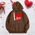 thumbnail image 3 of WEAIXIMIUNG White Sweatshirt Women Ladies' Cute Pullover Comfortable Drawstring Hoodie with Pocket Sweatshirt, 3 of 3